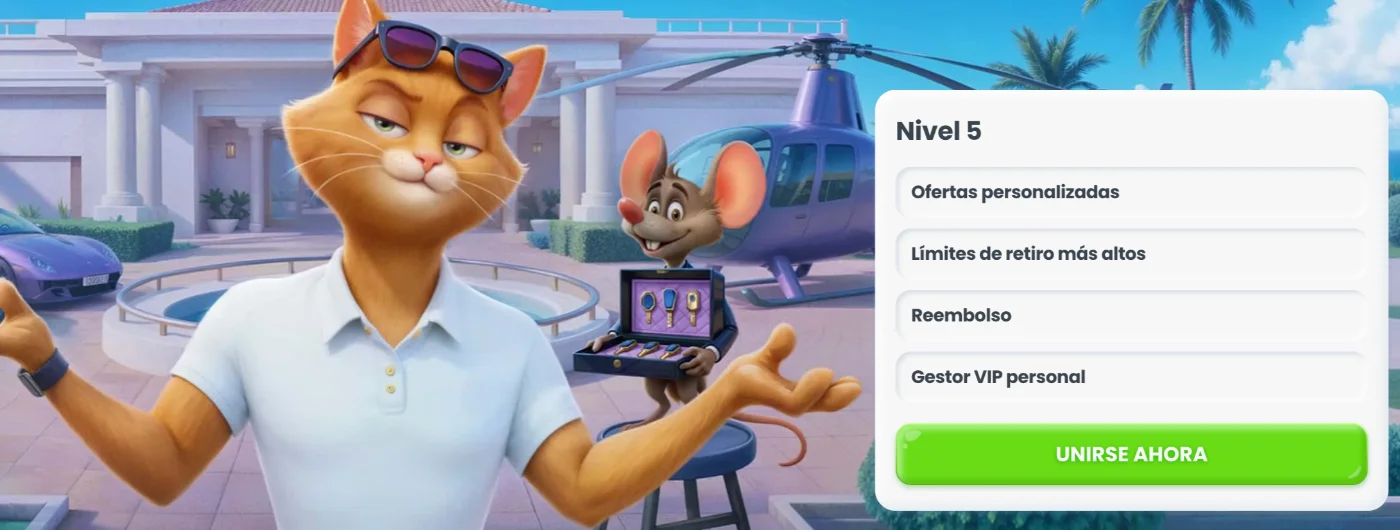 Niveles del programa VIP y recompensas en Cazimbo Casino